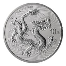 1 oz Chinese Dragon Silver Coin 2026 — צד אחורי (תמונה ממוזערת)
