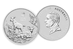 1/2 oz Lunar III Goat Silver Coin 2027 — מבט משולב (תמונה ממוזערת)