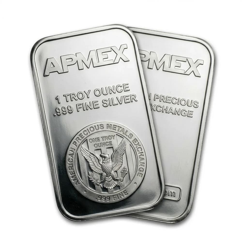 מטיל כסף 1 אונקיה .999 — APMEX