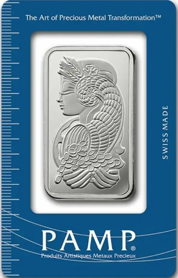 מטיל כסף 1 אונקיה .999 — PAMP Lady Fortuna