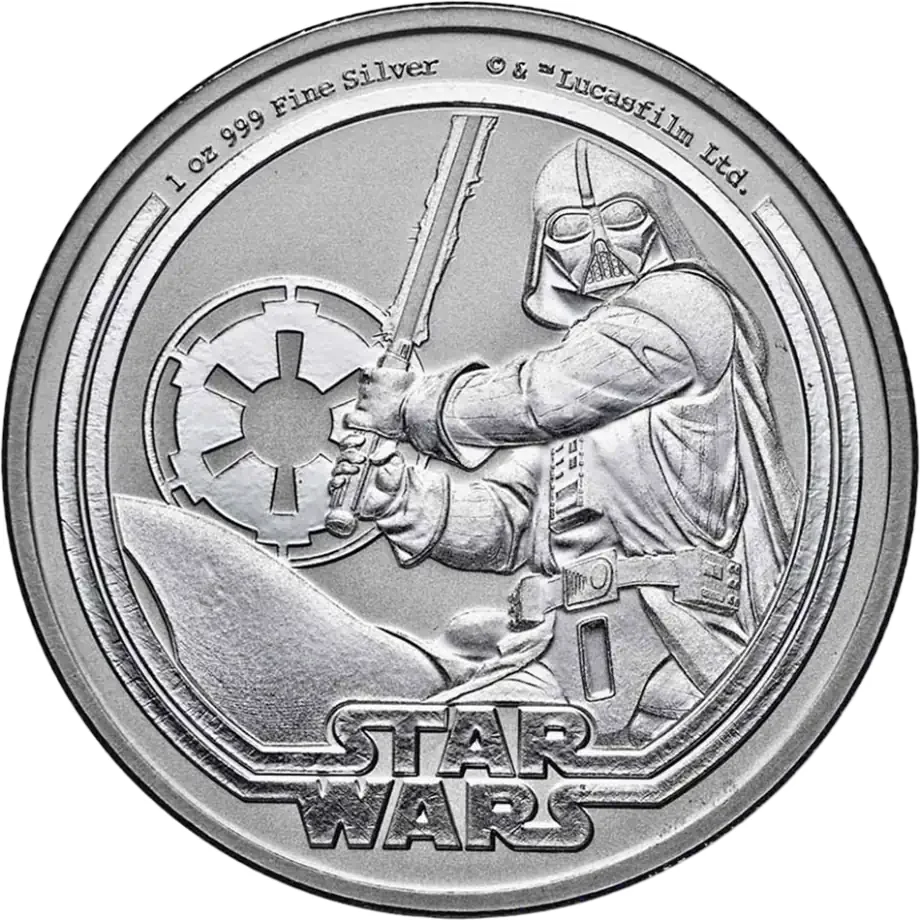 מטבע כסף 1 אונקיה .999 — Star Wars דארת' ויידר 2026